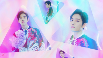 Картинка мужчины xiao+zhan актер куртка коллаж