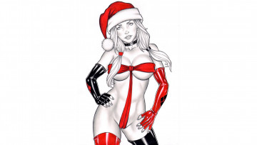 Картинка рисованное комиксы девушка фон взгляд колпак