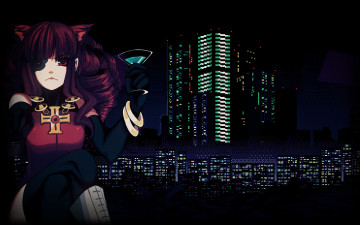 Картинка аниме va-11+hall-a+cyberpunk+bartender+action девушка