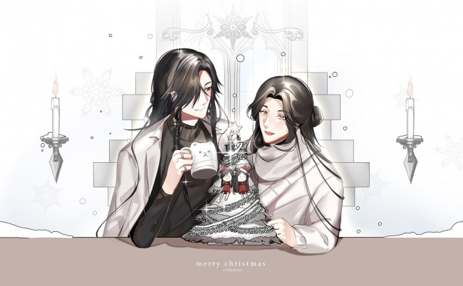 Обои картинки фото аниме, tian guan ci fu, благословение, небожителей, tian, guan, ci, fu, мосян, тунсю