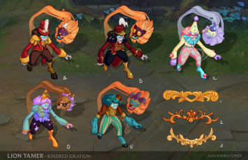 Картинка видео+игры league+of+legends kindred существа маски