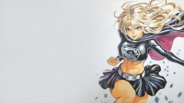 Картинка рисованное комиксы supergirl