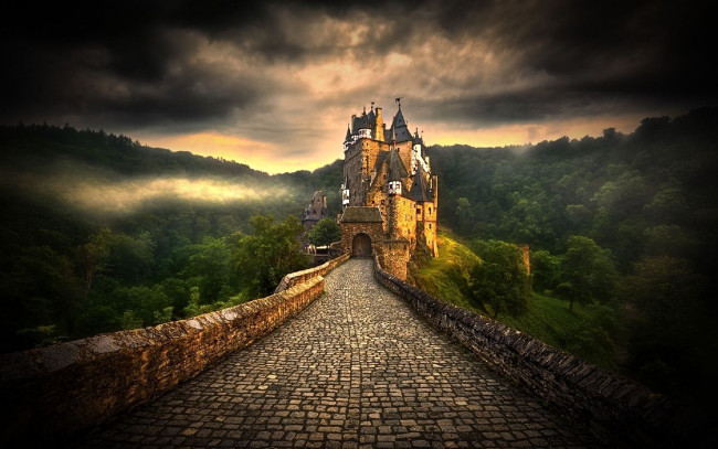 Обои картинки фото eltz castle, germany, города, замок эльц , германия, eltz, castle