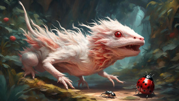 Картинка фэнтези существа нейросети графика нейроарт ai art нейронные сети рисунки нейро искусство нейрографика graphics neuroart neural networks drawings neuro neurography