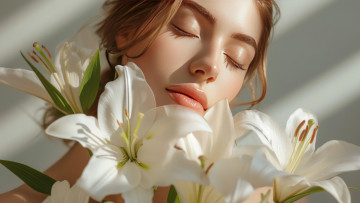 Картинка комп +дизайн разное компьютерный+дизайн лилии портрет