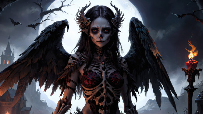 Обои картинки фото фэнтези, нежить, нейросети, графика, нейроарт, ai, art, нейронные, сети, рисунки, нейро, искусство, нейрографика, graphics, neuroart, neural, networks, drawings, neuro, neurography