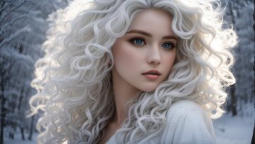 Картинка 3д+графика портреты+и+лица+ portraits+and+faсes девушка нейросеть