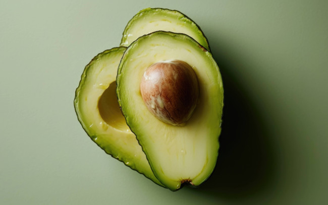 Обои картинки фото еда, авокадо, экзотический, фрукт, косточка