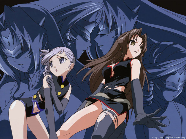 Обои картинки фото kiddy, grade, shadows, аниме