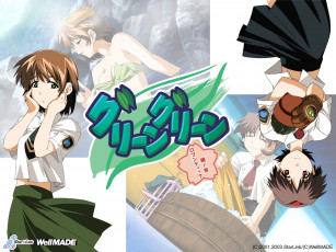 обоя жаркое, лето2, аниме, green