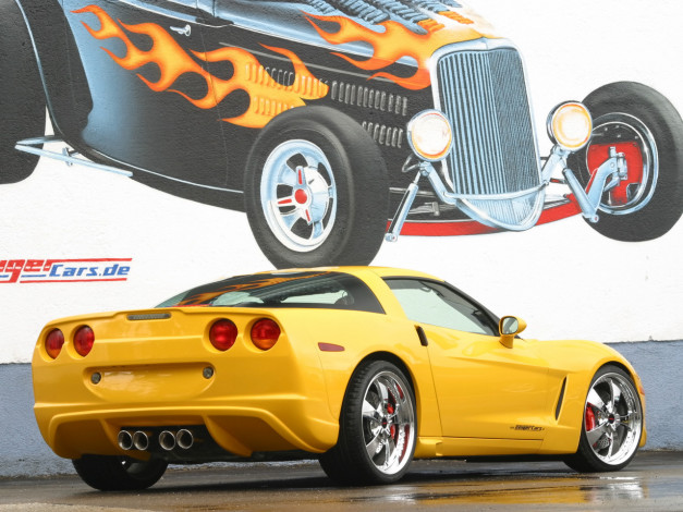 Обои картинки фото автомобили, corvette