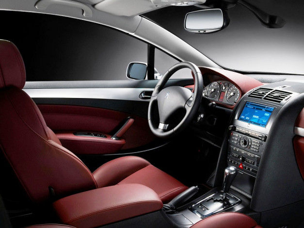 Обои картинки фото peugeot, 407, coupe, автомобили, интерьеры
