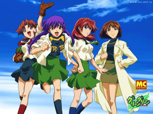 обоя аниме, green