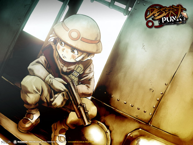 Обои картинки фото аниме, desert, punk