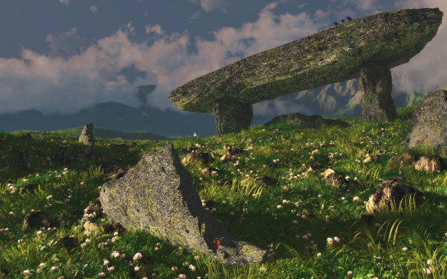 Обои картинки фото 3д, графика, nature, landscape, природа