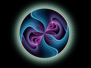 Картинка 3д графика fractal фракталы фон цвета узор