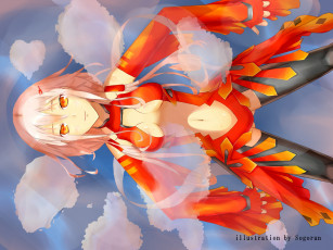 Картинка аниме guilty crown yuzuriha inori