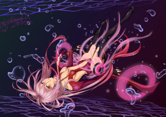 Картинка аниме guilty crown yuzuriha inori