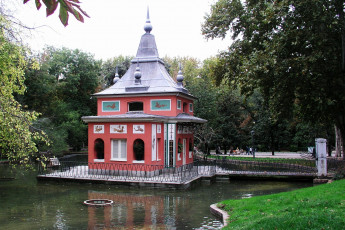 Картинка природа парк мадрид buen retiro park испания