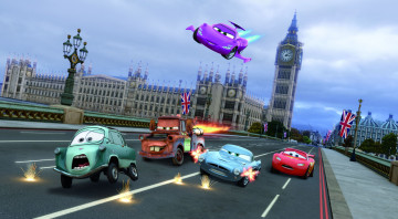 Картинка cars мультфильмы тачки 2 машинки pixar