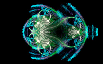 Картинка 3д графика fractal фракталы узор цвета фон