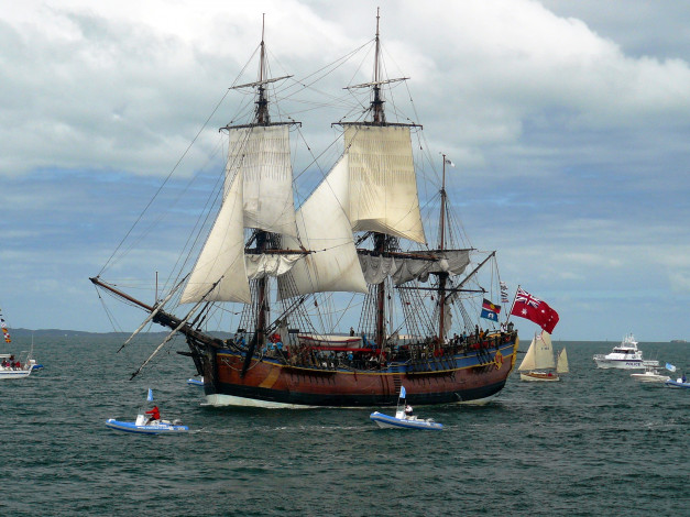 Обои картинки фото корабли, парусники, лодки, парусник, море