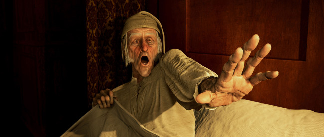 Обои картинки фото christmas, carol, мультфильмы, богач, скрудж, 3d, рождественская, история