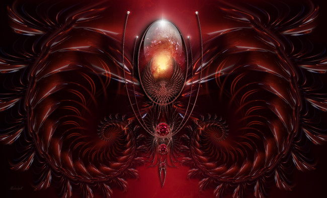 Обои картинки фото 3д, графика, fractal, фракталы, узор, цвета, фон