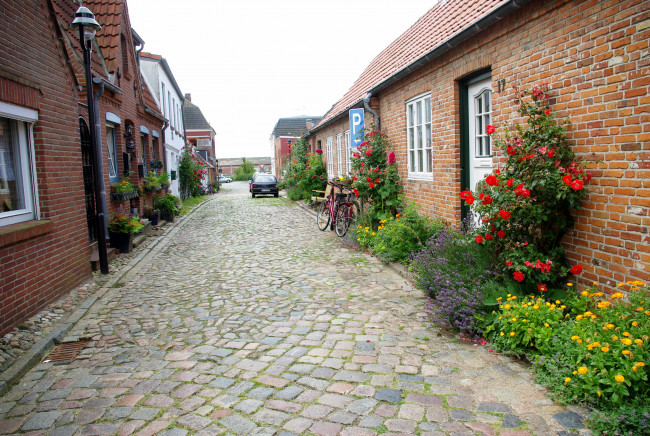 Обои картинки фото города, улицы, площади, набережные, хузум, германия