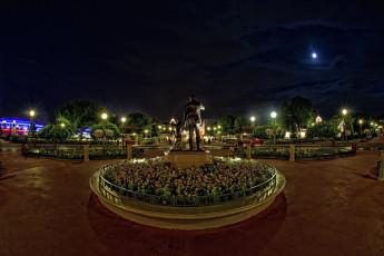 Картинка города диснейленд парк уолт дисней микки маус памятник