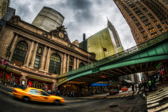 Картинка города нью йорк сша мегаполис new york ny usa мост вокзал