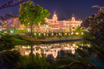 Картинка города диснейленд парк диснея