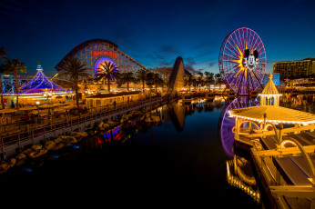 Картинка города диснейленд парк развлечений