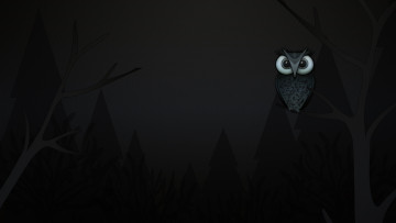 Картинка векторная графика сова