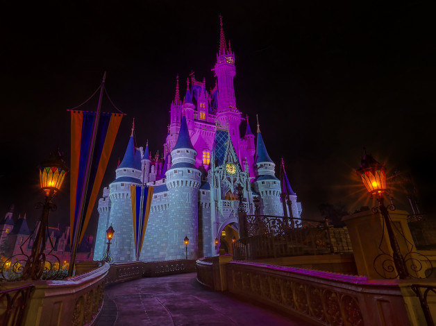 Обои картинки фото города, диснейленд, замок
