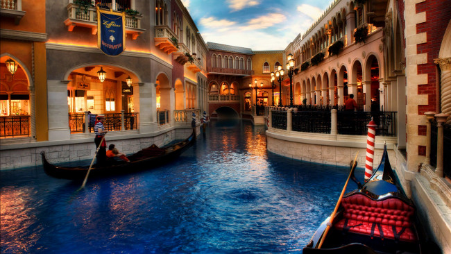 Обои картинки фото города, лас, вегас, сша, гондола, usa, невада, las, vegas