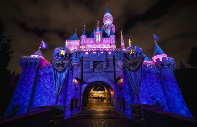 Обои картинки фото города, диснейленд, замок