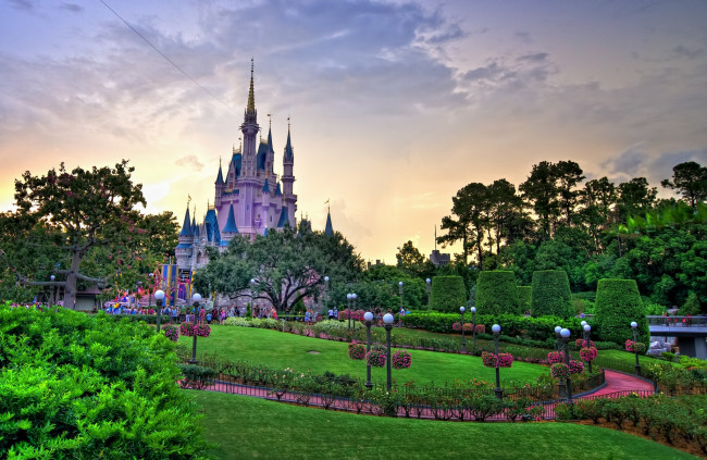 Обои картинки фото города, диснейленд, замок