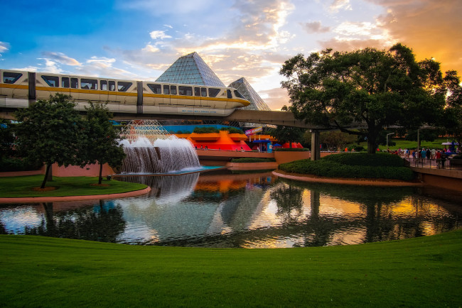 Обои картинки фото города, диснейленд, парк, диснея