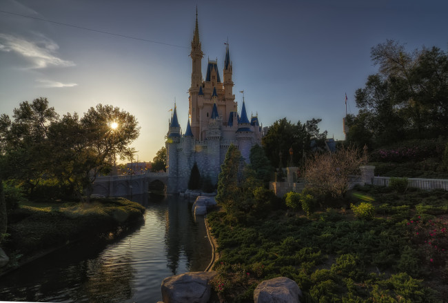 Обои картинки фото города, диснейленд, замок