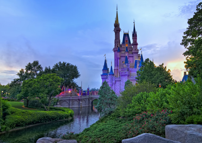 Обои картинки фото города, диснейленд, замок