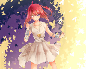 Картинка аниме magi+the+labyrinth+of+magic девушка кулон арт браслеты morgana