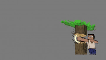 Картинка рисованные минимализм дерево