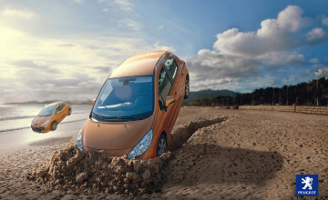 Картинка автомобили peugeot rubеn chase peugeot-207 концептуальная фотография