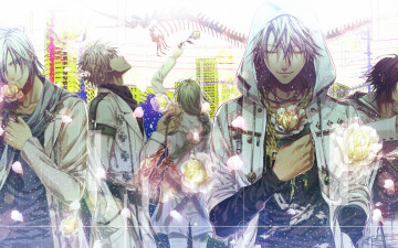 Картинка аниме amnesia цветы парни амнезия