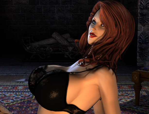 Обои картинки фото 3д графика, people , люди, взгляд, девушка