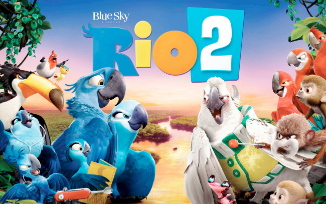 Обои картинки фото rio 2, мультфильмы, рио, 2