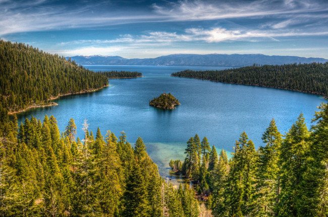 Обои картинки фото природа, реки, озера, островок, вода