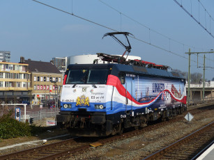 Картинка техника электровозы локомотив железная дорога рельсы