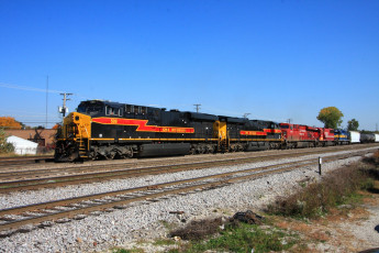 Картинка техника поезда состав локомотив рельсы дорога железная